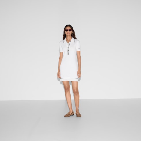 Abito polo in lana fine