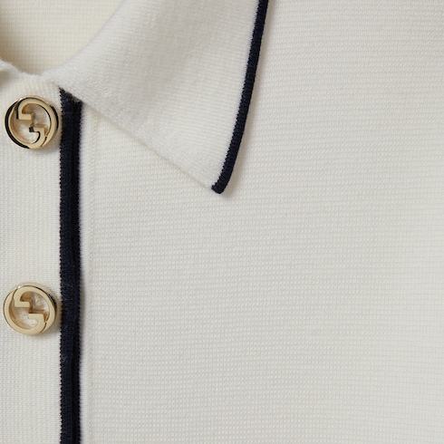 Fine wool polo dress