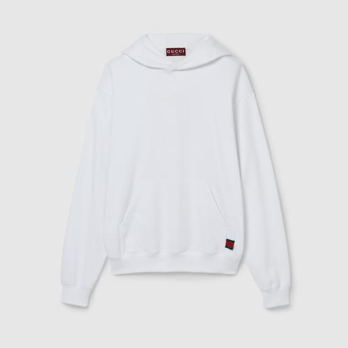 Cotton jersey sweatshirt with Web