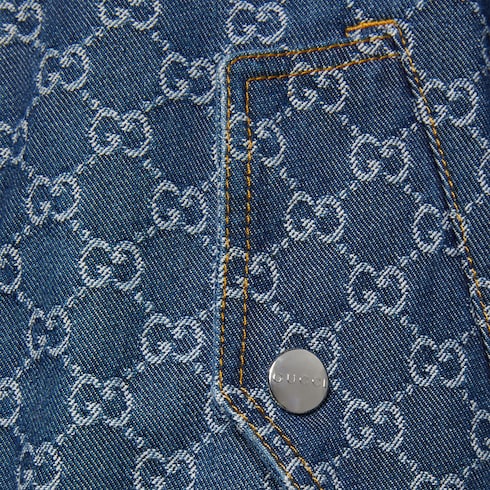 GG denim jacquard jacket Detail 7