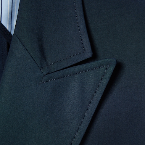 Chaqueta de algodón con botonadura doble