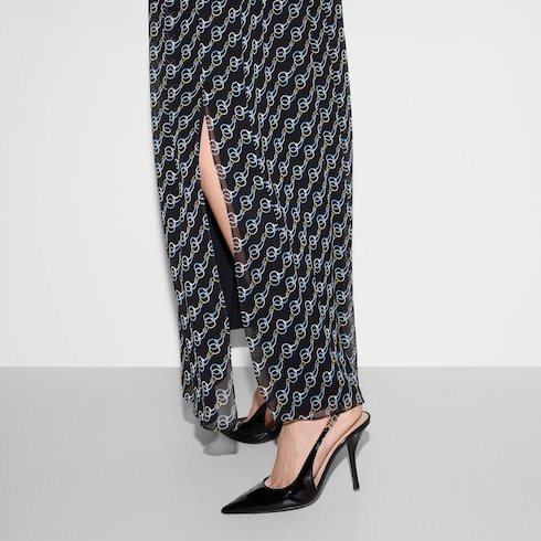 Rock aus Seide mit Print
