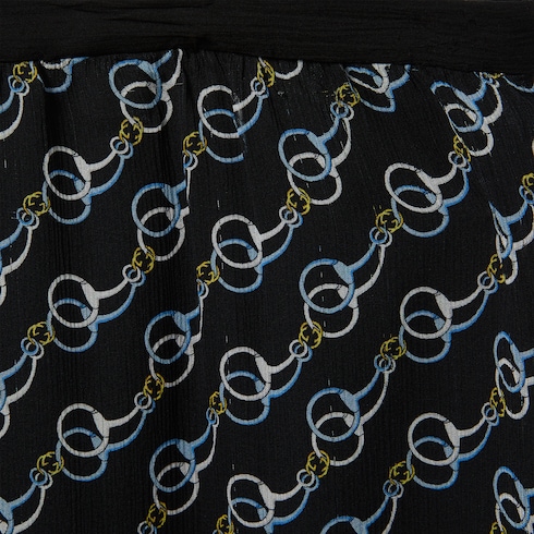 Rock aus Seide mit Print
