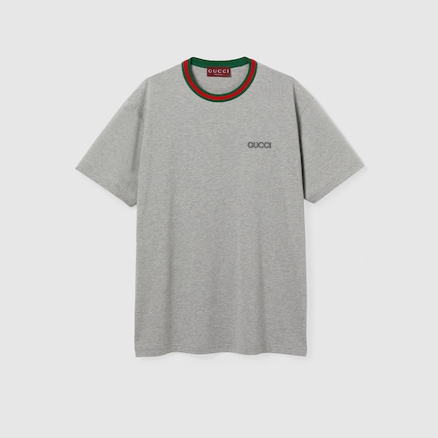 T-shirt in jersey con Web