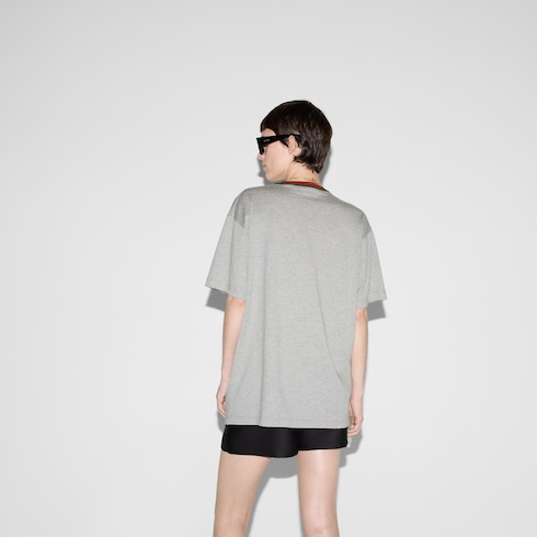 Jersey T-shirt with Web Detail 4