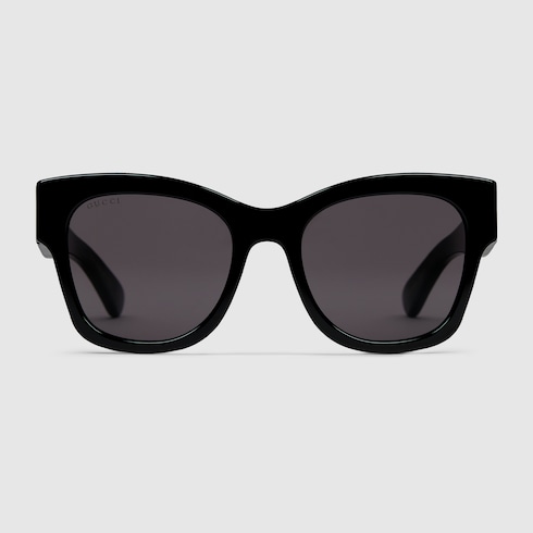 Gafas de sol con marco de mariposa en negro GUCCI® MX