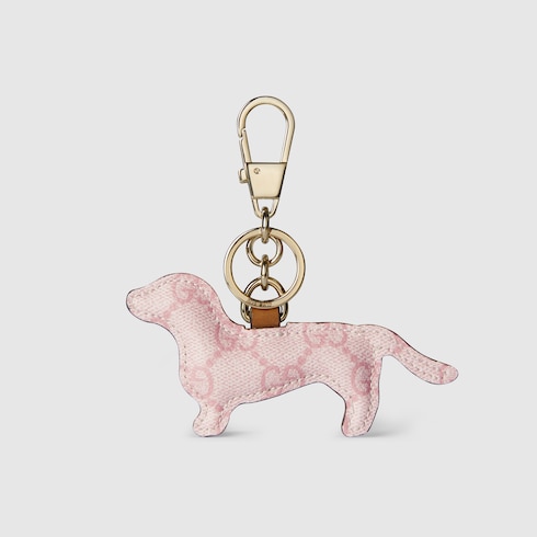 Dog-shaped bag charm