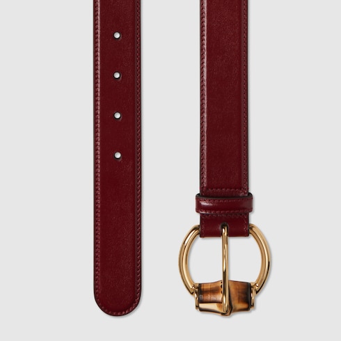 Ceinture avec boucle détail bambou
