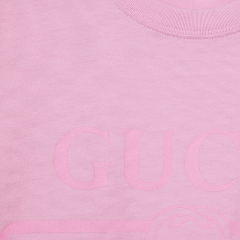 T-shirt in jersey di cotone stampato