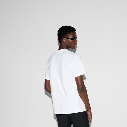 T-shirt in jersey di cotone con ricamo