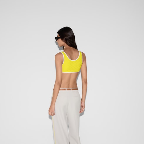 Bikini aus GG Jersey mit Frottee-Effekt