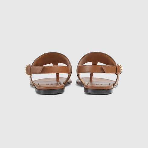 Women's thong sandal with Horsebit