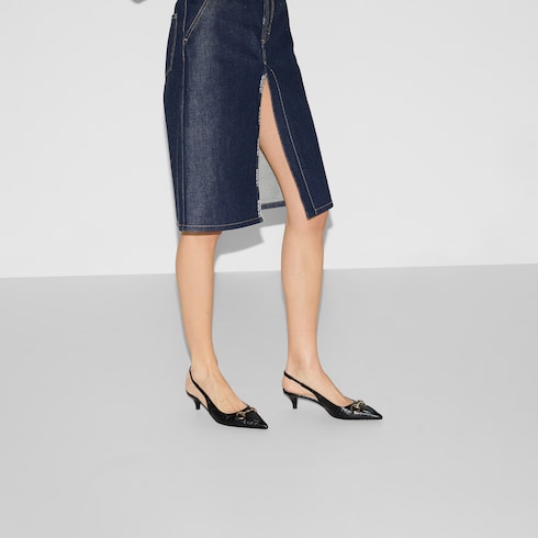 Décolleté slingback donna con Morsetto