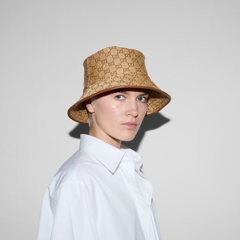 GG straw bucket hat