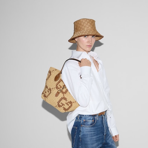 Woven small tote bag