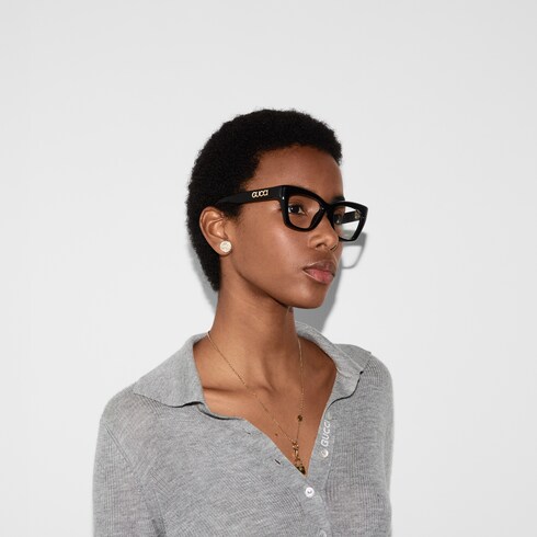 Montura óptica de ojo de gato