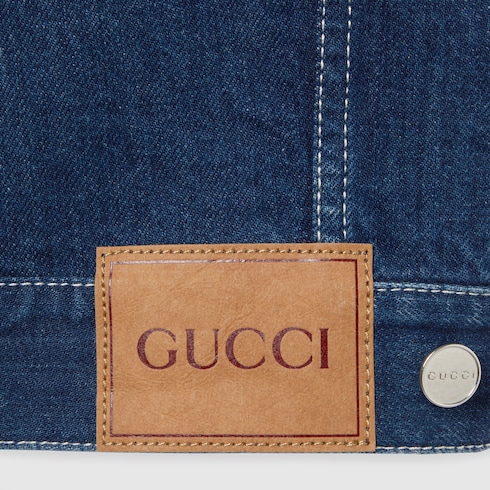 Giacca corta in denim dallo stile rilassato