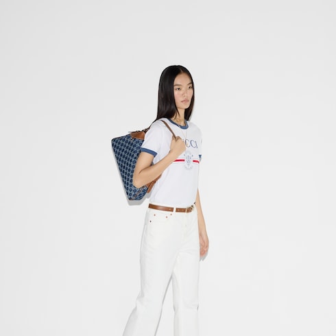 Cotton jersey T-shirt with print