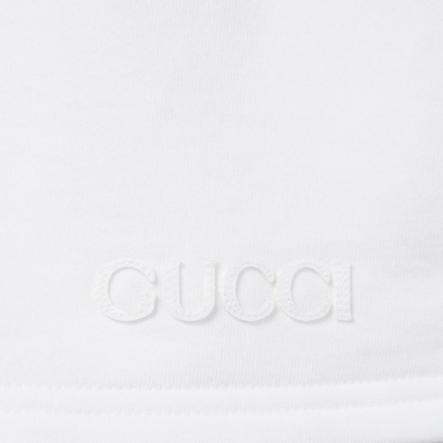 Cotton jersey shorts with Web