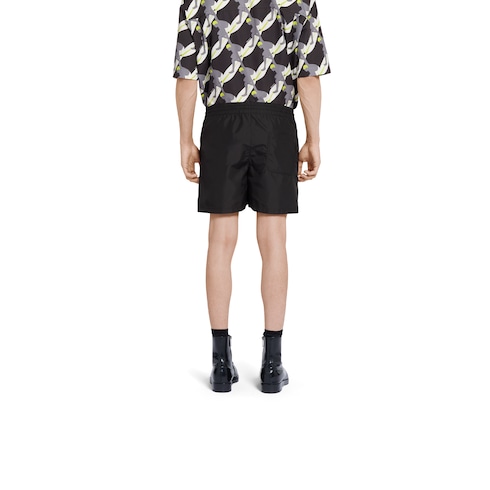 Technical poplin swim short