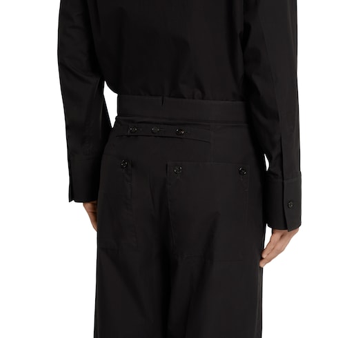 Pantalon en popeline de coton