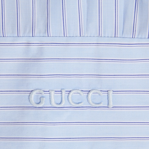 Camicia in cotone a righe