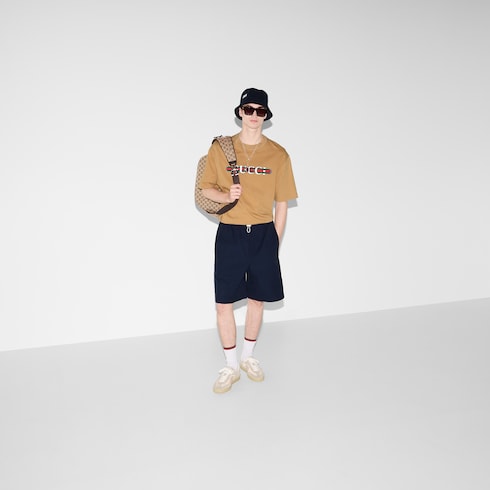 T-shirt en jersey de coton avec imprimé