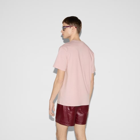 T-Shirt aus Baumwolljersey mit Stickerei