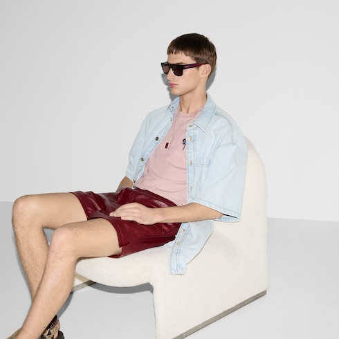 T-shirt in jersey di cotone con ricamo