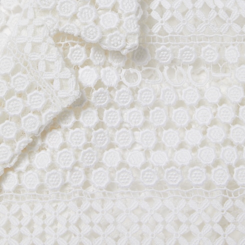 Chemise en macramé de coton