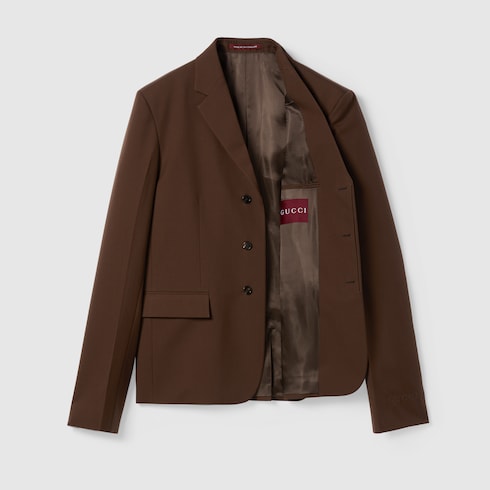 Veste en laine embossée