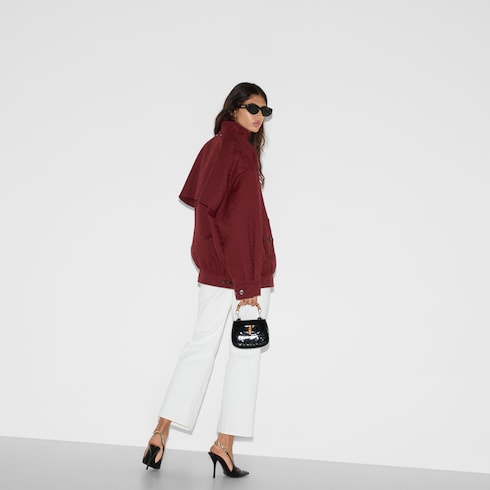 Blouson aviateur en toile GG
