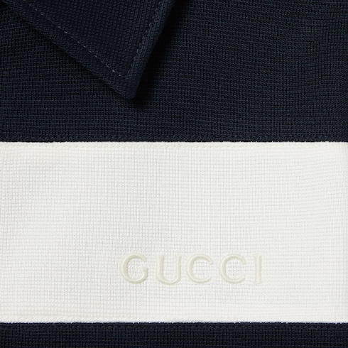 Jacke aus Baumwolljersey mit Stickerei