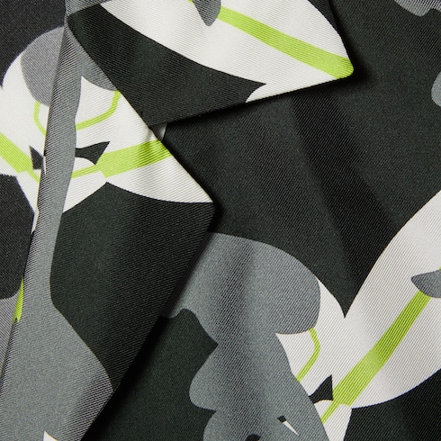 Printed silk bowling shirt Detail 6