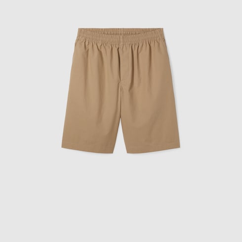 Short de popelina de algodón