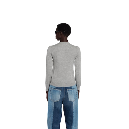 Cardigan in cashmere e seta