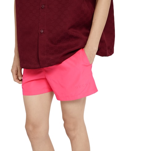 Technical poplin swim short Detail 5