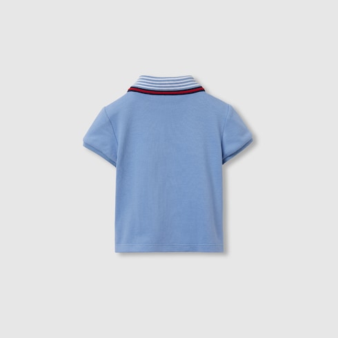 Polo de algodón con bordado para bebé