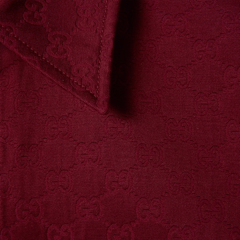 Oversize GG cotton shirt