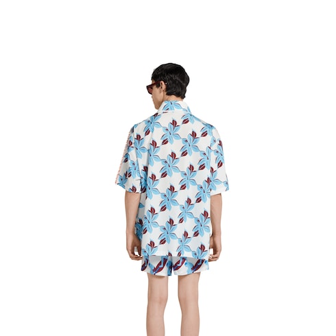 Camicia in cotone leggero stampato