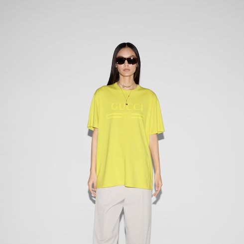 Printed cotton jersey T-shirt