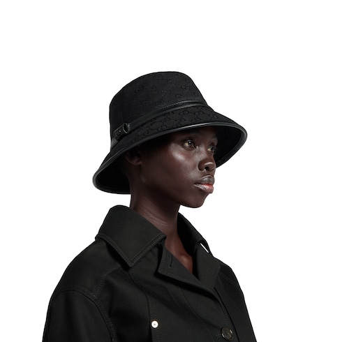 GG Monogram cotton bucket hat