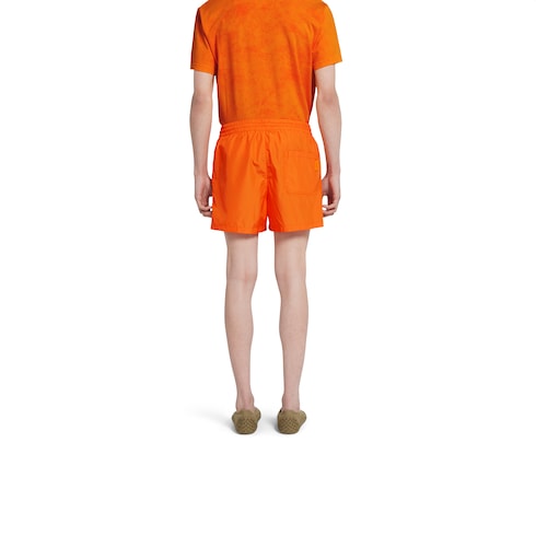 Technical poplin swim short