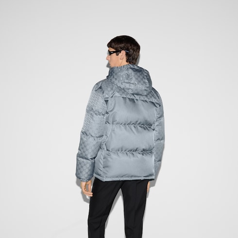 GG nylon canvas puffer jacket Detail 4