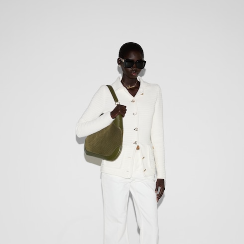 Borsa a spalla Gucci B misura media