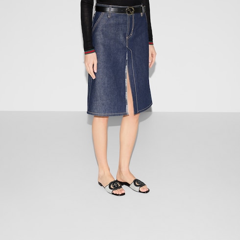 Mules à motif GG pour femme