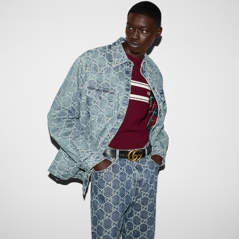 Широкий ремень GG Marmont