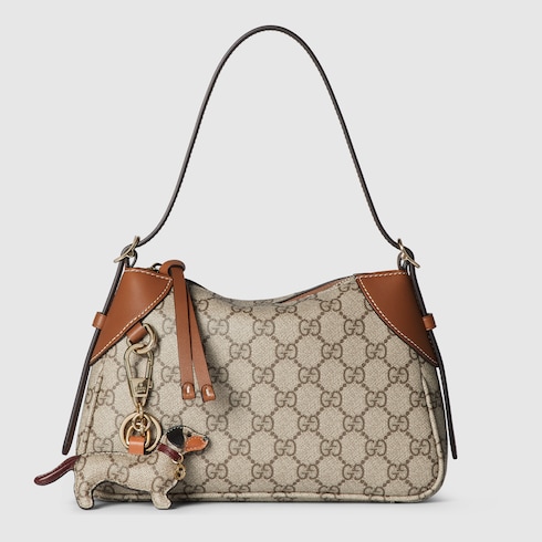 Borsa a spalla GG Emblem misura piccola