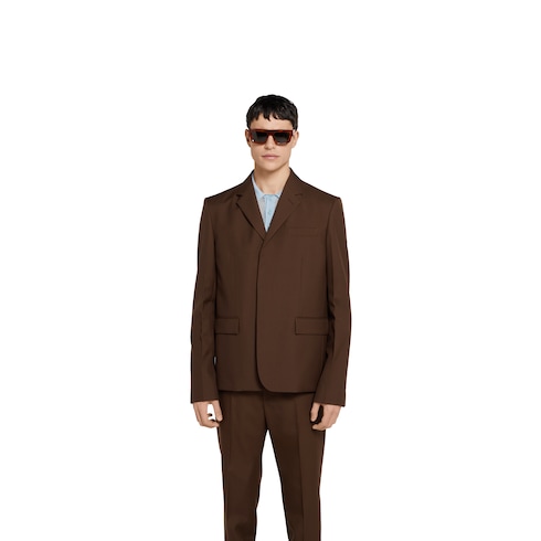 Veste en laine embossée