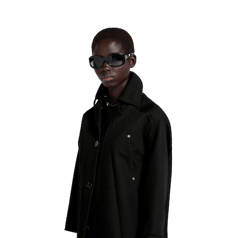 Cotton gabardine bomber jacket